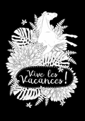 Cheval en fleurs pour des vacances joyeuses